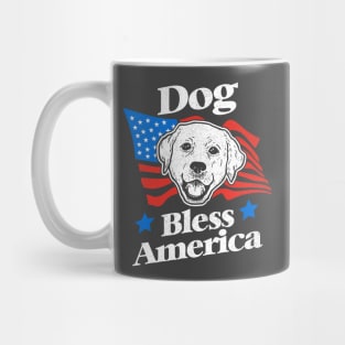 Dog Bless America Mug